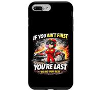 Custodia per iPhone 7 Plus/8 Plus Racing If You Ain't First You're Last Racing Citazione