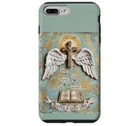 Custodia per iPhone 7 Plus/8 Plus Radicato nell'amore di Dio Cristo Cross Wings Bibbia