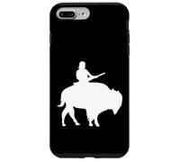 Custodia per iPhone 7 Plus/8 Plus Ragazzo su un Buffalo Silhouette