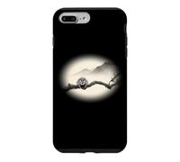 Custodia per iPhone 7 Plus/8 Plus Ragno saltatore Sumi-e fiore di ciliegio Giappone Salticidae
