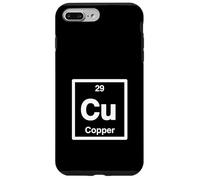 Custodia per iPhone 7 Plus/8 Plus Rame, Cu - Tavola periodica degli elementi Science Gifts