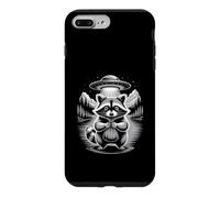 Custodia per iPhone 7 Plus/8 Plus Rapimento Alieno Procione UFO Montagna