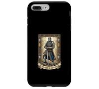 Custodia per iPhone 7 Plus/8 Plus Re Baldovino IV Croce di Gerusalemme cattolica