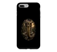 Custodia per iPhone 7 Plus/8 Plus Re Cobra Wildlife Art Serpente Velenoso Giungla Natura Grafica