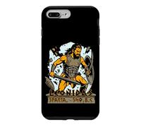 Custodia per iPhone 7 Plus/8 Plus Re Leonida di Sparta 540 dc Spartano con elmetto