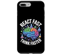 Custodia per iPhone 7 Plus/8 Plus React Fast Think Più Veloce Science Brain Design