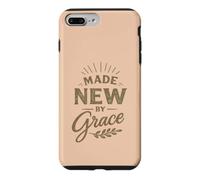Custodia per iPhone 7 Plus/8 Plus Realizzato da Grace Christian Faith Verso Bibbia Benedetto Gesù