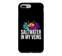 Custodia per iPhone 7 Plus/8 Plus Reef Tank Aquarist Saltwater In My Veins