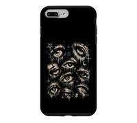 Custodia per iPhone 7 Plus/8 Plus Regali estetici scuri Y2K dei simboli occulti degli occhi che piangono gotici