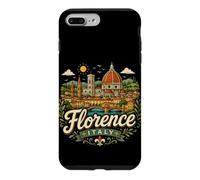 Custodia per iPhone 7 Plus/8 Plus Regalo di riferimento disegnato a mano di Firenze Italia souvenir di viaggio