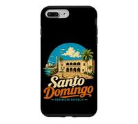 Custodia per iPhone 7 Plus/8 Plus Regalo di viaggio vintage Santo Domingo Repubblica Dominicana