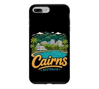 Custodia per iPhone 7 Plus/8 Plus Regalo disegnato a mano del punto di riferimento del souvenir di viaggio di Cairns Australia