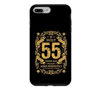 Custodia per iPhone 7 Plus/8 Plus Regalo divertente per il 55° compleanno di uomini e donne costruito 55 anni fa