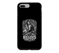 Custodia per iPhone 7 Plus/8 Plus Regins - Forgia in acciaio con uccisore di draghi