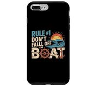 Custodia per iPhone 7 Plus/8 Plus Regola #1 Non cadere dalla barca Camicia da crociera nave