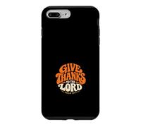Custodia per iPhone 7 Plus/8 Plus Rendete grazie al Signore Salmo 107:1 Retro Christian