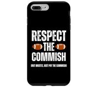Custodia per iPhone 7 Plus/8 Plus Respect The Commish Funny Fantasy Football Commissioner