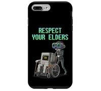 Custodia per iPhone 7 Plus/8 Plus Respect Your Elders Retro Computer Gamer Girl Fun VR Gaming