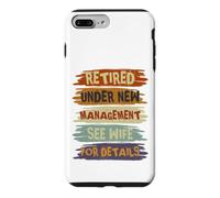 Custodia per iPhone 7 Plus/8 Plus Retired Under New Management See Wife For Details Retirement