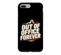 Custodia per iPhone 7 Plus/8 Plus Retirement Funny Party Quote Out Of Office Forever