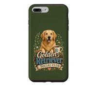 Custodia per iPhone 7 Plus/8 Plus Retriever Social Club Caffè Cane