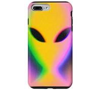 Custodia per iPhone 7 Plus/8 Plus Retro Alien Aura Psychedelic Rainbow Aesthetic Cryptozoology