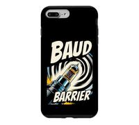 Custodia per iPhone 7 Plus/8 Plus Retro Computer Baud Barrier Vintage Dial Up Modem Graphic