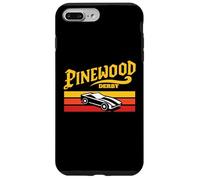 Custodia per iPhone 7 Plus/8 Plus Retro Eighties Pinewood Derby Cub Scouts 80's Sunset Vibe