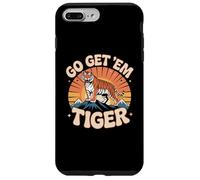 Custodia per iPhone 7 Plus/8 Plus Retro Go Get'Em Tiger - Gatto motivazionale