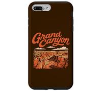 Custodia per iPhone 7 Plus/8 Plus Retro Grand Canyon National Park Vintage Style 80s