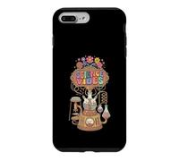 Custodia per iPhone 7 Plus/8 Plus Retro Groovy Science Vibes Lab Flasks STEM Geek