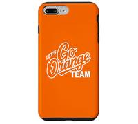 Custodia per iPhone 7 Plus/8 Plus Retro LET'S GO ORANGE TEAM Varsity War Game Day Spirit Week