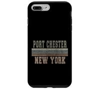 Custodia per iPhone 7 Plus/8 Plus Retro Port Chester New York
