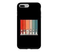 Custodia per iPhone 7 Plus/8 Plus Retro Regalo abbinato per giocatore di scacchi, Scacco matto