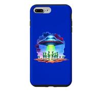 Custodia per iPhone 7 Plus/8 Plus Retro UFO disco volante rapimento alieno Sci Fi Gathering