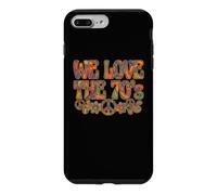 Custodia per iPhone 7 Plus/8 Plus Retro We Love The 70s Groovy grafica psichedelica