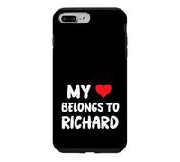 Custodia per iPhone 7 Plus/8 Plus Richard - Il mio cuore appartiene a Richard - Amore