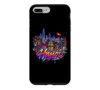 Custodia per iPhone 7 Plus/8 Plus Ricordo dell'orizzonte della città di Hanoi - Graffiti