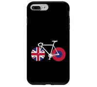 Custodia per iPhone 7 Plus/8 Plus RIDE UK, design per appassionati di ciclismo su strada e città