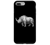 Custodia per iPhone 7 Plus/8 Plus Rinoceronte Lanoso Era Glaciale Megafauna Animale Preistorico