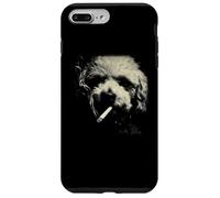 Custodia per iPhone 7 Plus/8 Plus Ritratto astratto dei capelli selvaggi scienziato fumatori