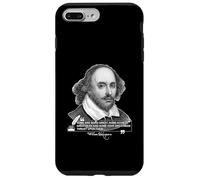 Custodia per iPhone 7 Plus/8 Plus Ritratto di Shakespeare con citazione fan della letteratura classica