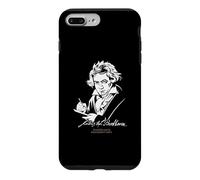 Custodia per iPhone 7 Plus/8 Plus Ritratto e firma di Ludwig van Beethoven
