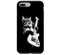 Custodia per iPhone 7 Plus/8 Plus Rock Cat Playing Guitar - Funny Guitar Cat