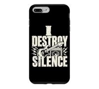 Custodia per iPhone 7 Plus/8 Plus Rock Guitar Musicista Distruggi Silenzio