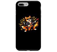 Custodia per iPhone 7 Plus/8 Plus Rocking Fox Chitarra Mascotte Grafica
