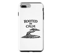 Custodia per iPhone 7 Plus/8 Plus Rooted in Calm Divertente camicia Zen da giardinaggio