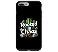 Custodia per iPhone 7 Plus/8 Plus Rooted in Chaos Funny Cactus Gardener Graphic