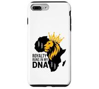 Custodia per iPhone 7 Plus/8 Plus Royalty corre nel mio DNA African Blood Legacy Black History