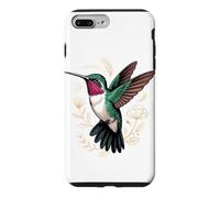 Custodia per iPhone 7 Plus/8 Plus Ruby-Throated Hummingbird Garden Bird Birder